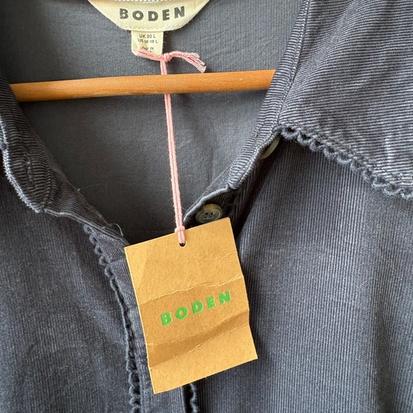 NWT Boden Corduroy Midi Shirt Dress - Picture 9 of 14